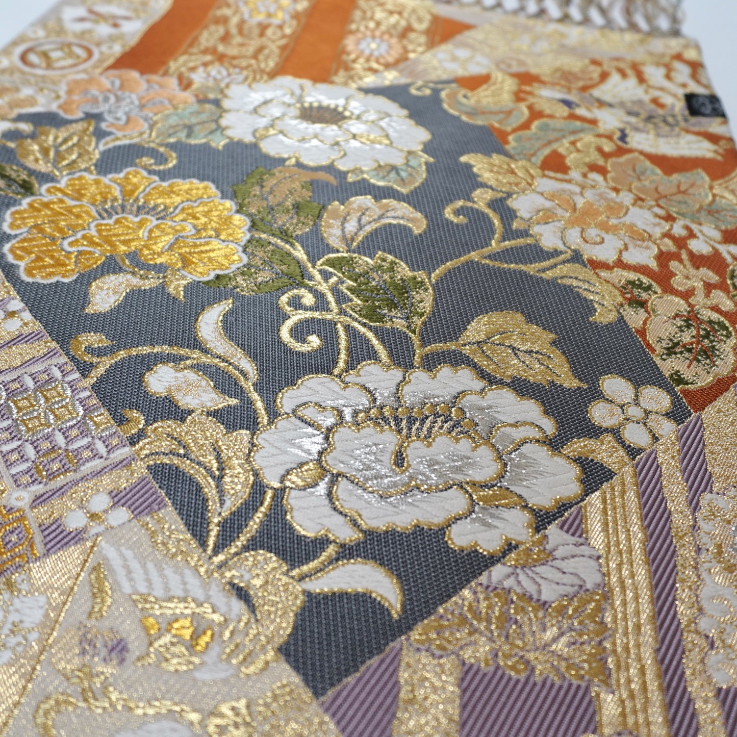 西陣織 ショートテーブルセンター[房付き/京都製] TS0091