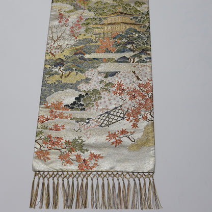 西陣織 ショートテーブルセンター[房付き/京都製] TS0172