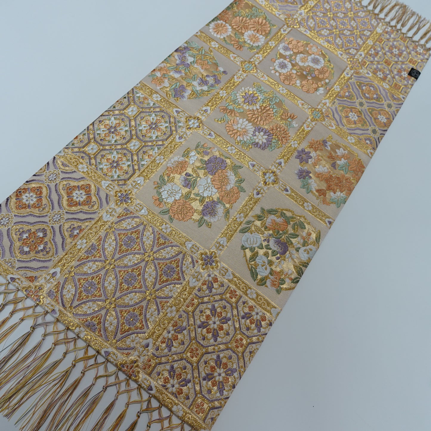 西陣織 ショートテーブルセンター[房付き/京都製] TS0110