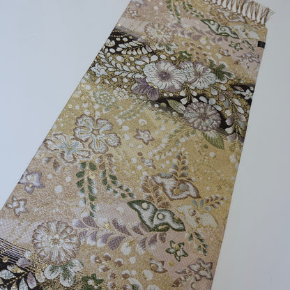 西陣織 ショートテーブルセンター[房付き/京都製] TS0036