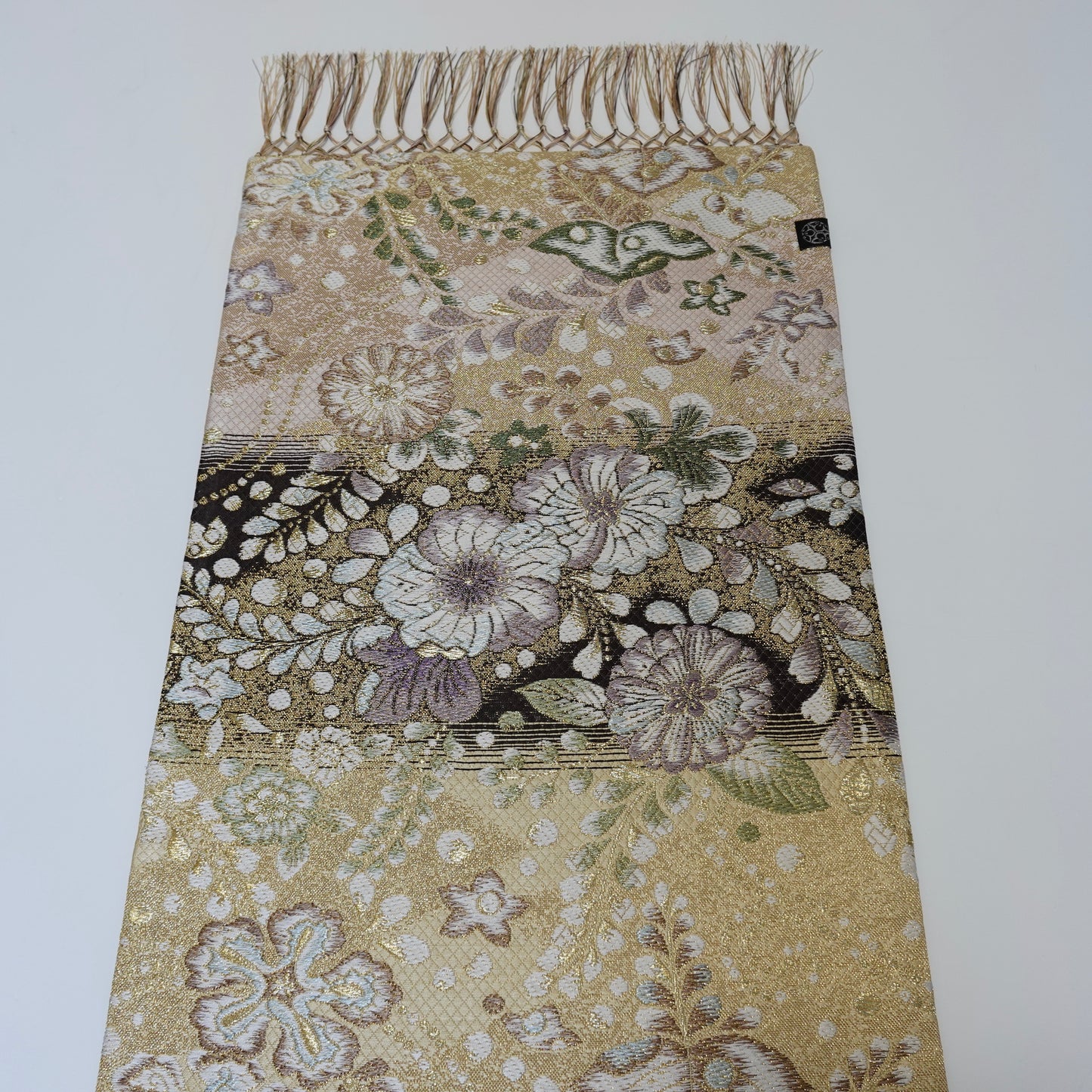 西陣織 ショートテーブルセンター[房付き/京都製] TS0036