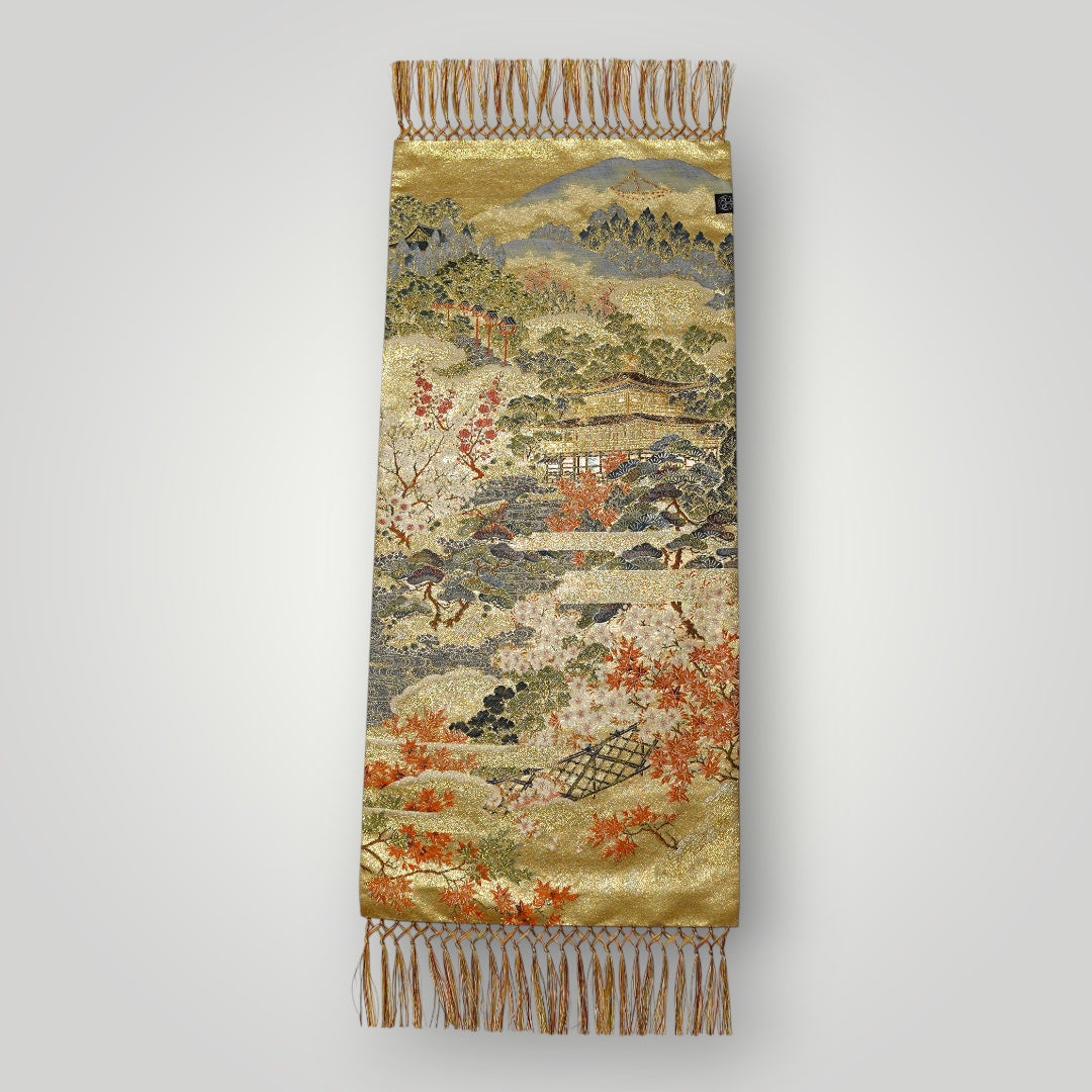 西陣織 ショートテーブルセンター[房付き/京都製] TS0171