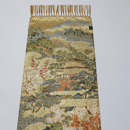 西陣織 ショートテーブルセンター[房付き/京都製] TS0171