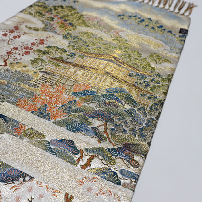 西陣織 ショートテーブルセンター[房付き/京都製] TS0172